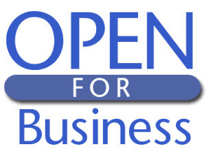 open for business